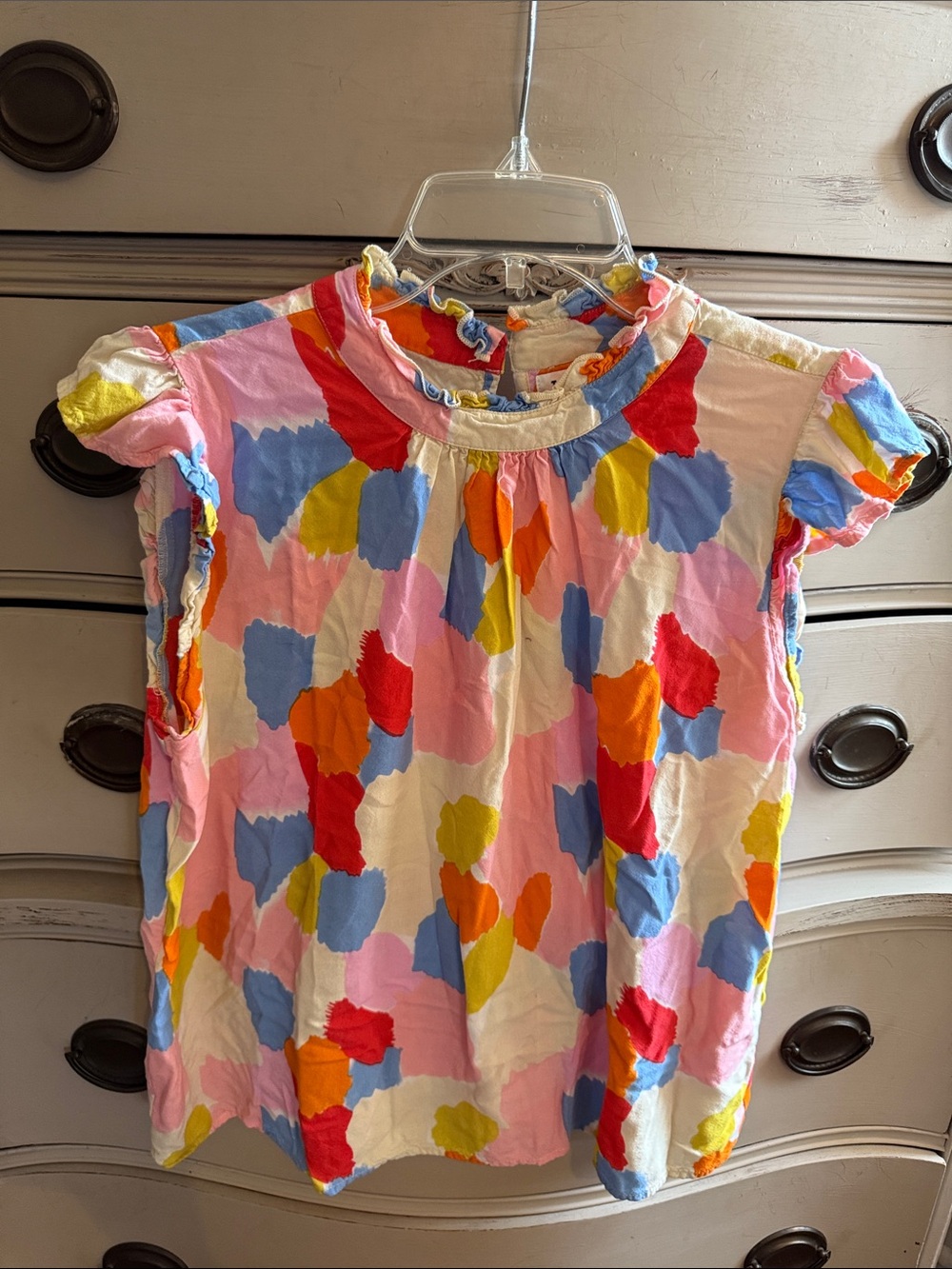TMHL Sleeveless Mosaic Print Top L - Picture 3 of 7